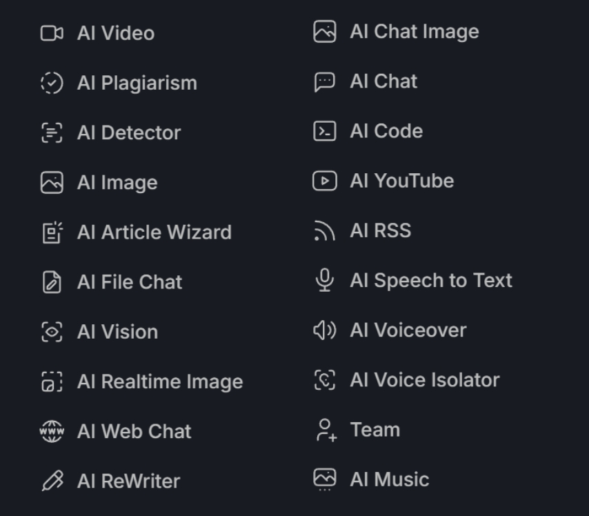 Complete AI Tool Ecosystem